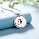 Collar Disco con Inicial