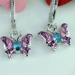 Geburtsstein Schmetterling Reif Ohrringe | Callie