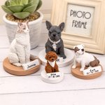 Personalized Handmade Pet Portrait Statue Photo Dog Cat Parrot Tortoise Hamster Horse Portrait Statue Pet Lover Gift Pet Memorial Gift