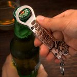 Personalized Dog Bottle Opener Keychain