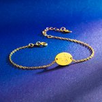 925 Sterlingsilber zwölf Sternzeichen oder Tierzeichen Armband mit verstellbarer Kette