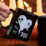 Personalized Halloween Ghost You My Boo Mug