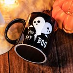 Personalized Halloween Ghost You My Boo Mug