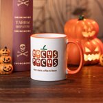 Brauchen Sie Kaffee, um sich zu konzentrieren Halloween kundengerechten Kürbis Kaffeebecher