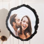 Annual Ring Photo Wind Chimes with State Map For Anniversary