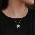 925 Sterling Silber Baseballschläger Nummerierte Sporthalskette