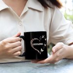 Custom Leopard Heart Butterfly Coffee Tea Mug