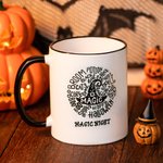 Zucca di Halloween personalizzata in ceramica Cartoon Cute Mug 10oz