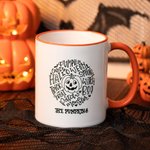 Zucca di Halloween personalizzata in ceramica Cartoon Cute Mug 10oz