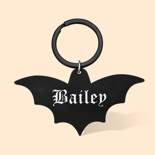 Personalizzato acrilico gotico Pet Dog ID Tag Pet Halloween Costume Set di 2