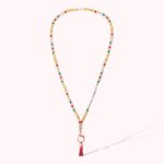 Lanière de Professeur Perle en Bois Arc-en-Ciel Personnalisée