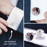 I Loved Her First Cufflinks Father of The Bride Wedding Cufflinks