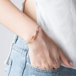 Sterling Silver Custom Women's Family Birthstone Bracelet