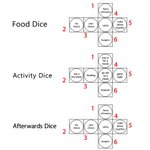 Personalised Engraved Wooden Date Night Dice