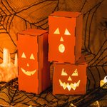 Custom Halloween Light-Up Jack O Lanterns