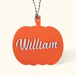 Halloween Autumn Wooden Hanging Decorations Bag Basket Tags