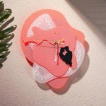 Orologio da parete con mappa dello Stato a forma di speciale per l'arredamento della casa dell'anniversario