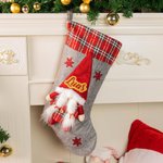 Christmas Stocking Personalized Gnomes Elf