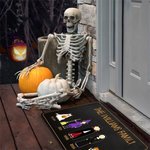 Henkilökohtainen Halloween perheen merkki ovimatto