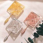 Spilla per anniversario con mappa coordinata personalizzata per lei