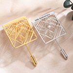 Spilla per anniversario con mappa coordinata personalizzata per lei