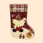 Weihnachtsstrümpfe mit Namen Großer Strumpf