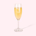 Personalized Set of 2 Wedding Champagne Glasses Gift for Couples