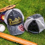 Casquette de Sport Personnalisée avec Nom et Numéro Motif Pailleté Cadeau pour Amateurs de Sport