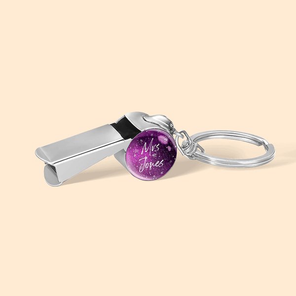 Llavero Silbato Personalizado Profesores PE Regalos Deportivos Regalo Entrenador