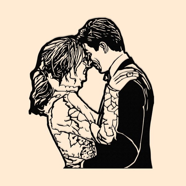 Customized Portrait Metal Wall Art Decor