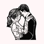 Décoration Enseigne d'Art Portrait Noir Personnalisé pour Maison Bureau Magasin