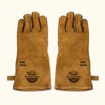 Gants Barbecue Personnalisés avec Nom Gants Isolation Thermique Cadeau Anniversaire Fête des Pères pour Homme