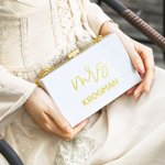 Sac de Mariée Acrylique Personnalisé Cadeau de Mariage