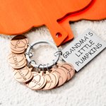 Llavero personalizable Family Little Pumpkins Name