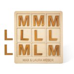 Personalized Tic Tac Toe Wooden Board Game Family Gifts