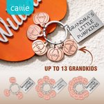 Llavero personalizable Family Little Pumpkins Name