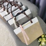 Sac en toile personnalisé avec poignée et ruban Wedding Bridesmaid Bridal Shower Bachelorette Gift for Bridesmaid Friends