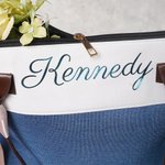 Sac en toile personnalisé avec poignée et ruban Wedding Bridesmaid Bridal Shower Bachelorette Gift for Bridesmaid Friends