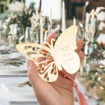 Personalized Butterfly Mirror Magnet Wedding Party Favors Home Decor