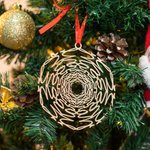 Personalised Christmas Wooden Snowflake Ornament with Name Christmas Tree Decor Christmas Gift for Family Friend