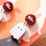 Pendientes personalizados fantasma pequeño