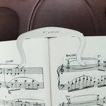 Personalised Music Page Holder Book Clip