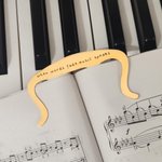 Personalised Music Page Holder Book Clip