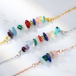 Personalized Family Natural Birthstone Handcrafted  Bracelet