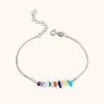 Personalized Family Natural Birthstone Handcrafted  Bracelet