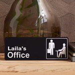 Personalized Wall Door Name plate Office Signs