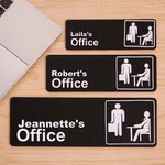 Personalized Wall Door Name plate Office Signs
