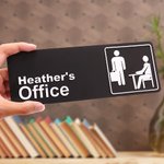 Personalized Wall Door Name plate Office Signs