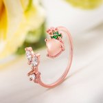 Flower Stackable Adjustable Ring Gift for Women