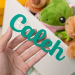 Acryl deurnaambord met sterren of harten Decor voor babykamer